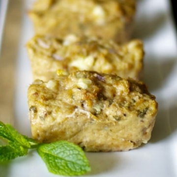 Feta and Sage Mini Chicken Meatloaf