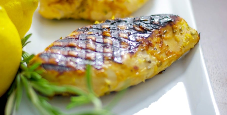 Honey Lemon Grilled Chicken Breasts