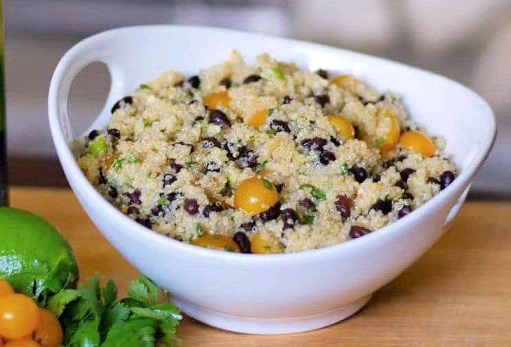 quinoa black beans horizontal