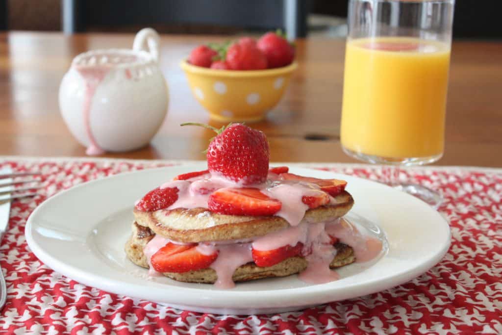 Strawberry Shortcake Pancakes