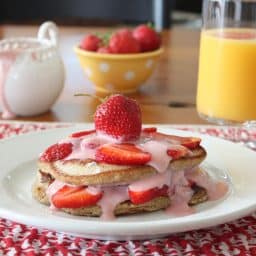 Strawberry Shortcake Pancakes