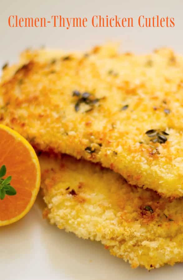 Clemen Thyme Baked Chicken Cutlets