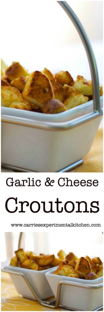 Garlic and Cheese Croutons 