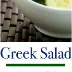 Fresh Jersey tomatoes, crisp English cucumbers, Kalamata olives, red onion and Feta cheese make this tasty iconic Greek Salad.