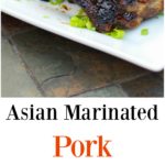 Pork spareribs slowly simmered until they're fall-off-the-bone tender; then brushed with an Asian Marinade and grilled to perfection.