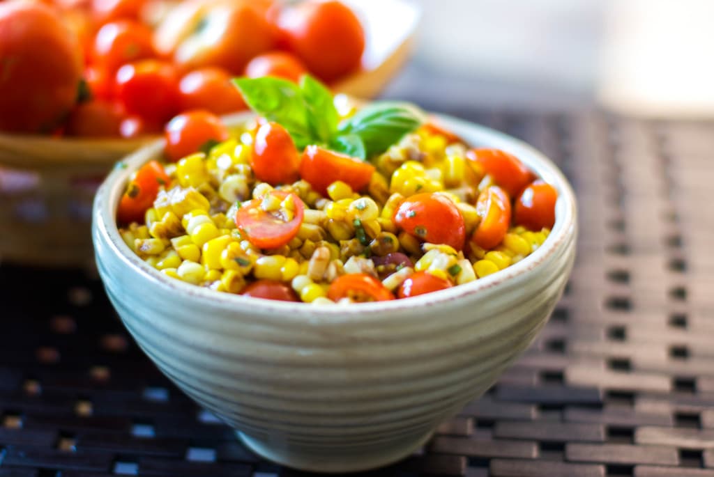Corn & Cherry Tomato Salad