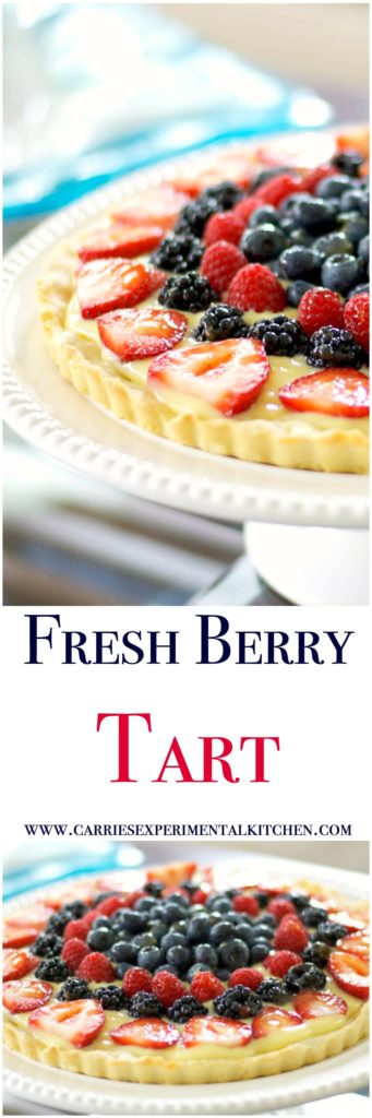  This Fresh Berry Tart made with vanilla pudding and fresh berries on a cookie crust is deliciously cool, refreshing and so easy to make.