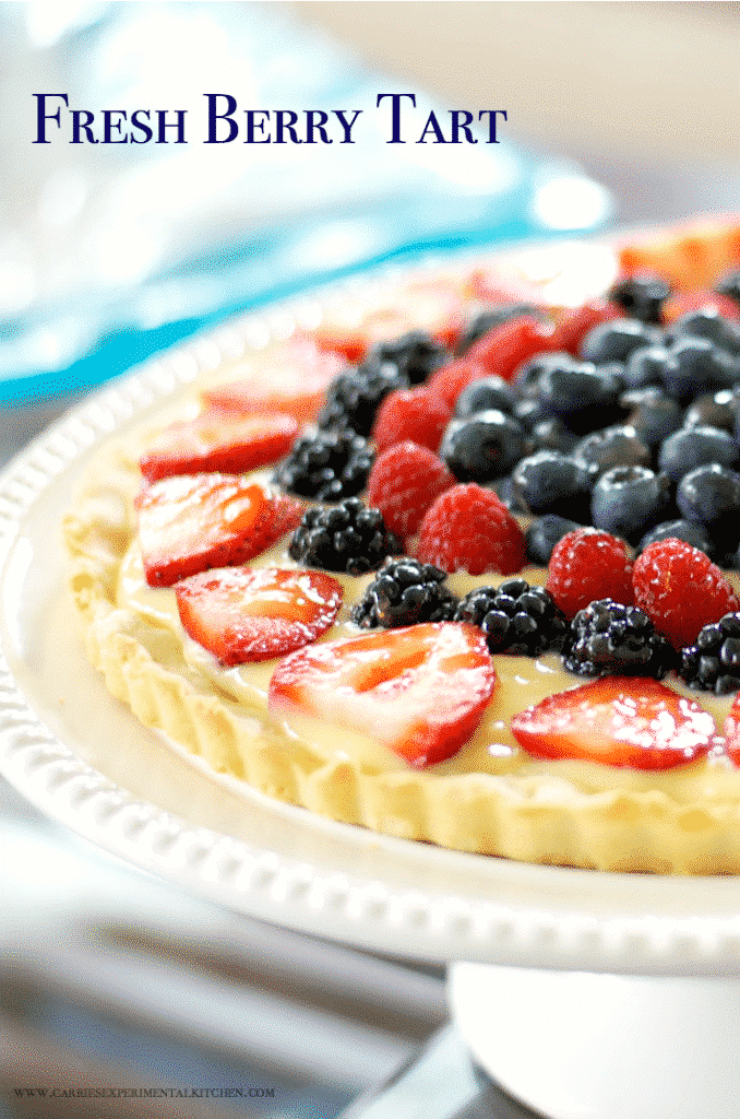  This Fresh Berry Tart made with vanilla pudding and fresh berries on a cookie crust is deliciously cool, refreshing and so easy to make.