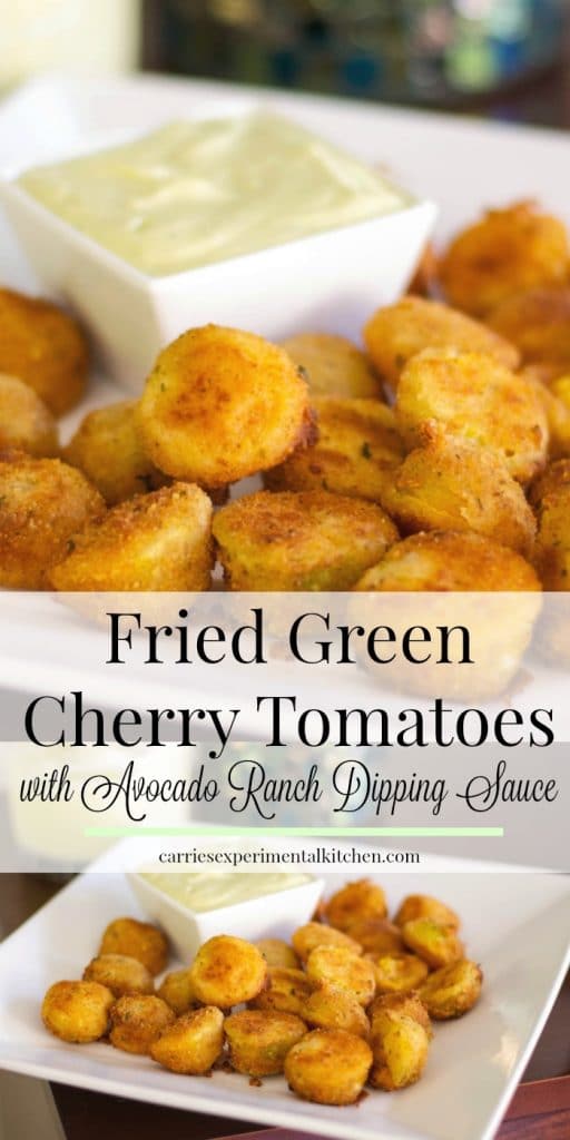 Fried Green Cherry Tomatoes collage photo