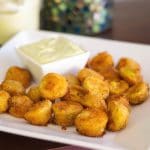 Fried Green Cherry Tomatoes horizontal