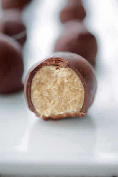 No Bake Peanut Butter Truffles