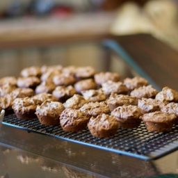 Lightened Up Chocolate Peanut Butter Brownie Bites