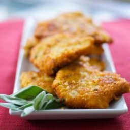 Mustard & Sage Potato Encrusted Pork Cutlets