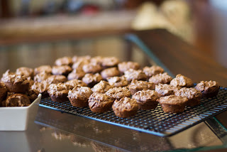 Peanut and Chocolate brownie bites