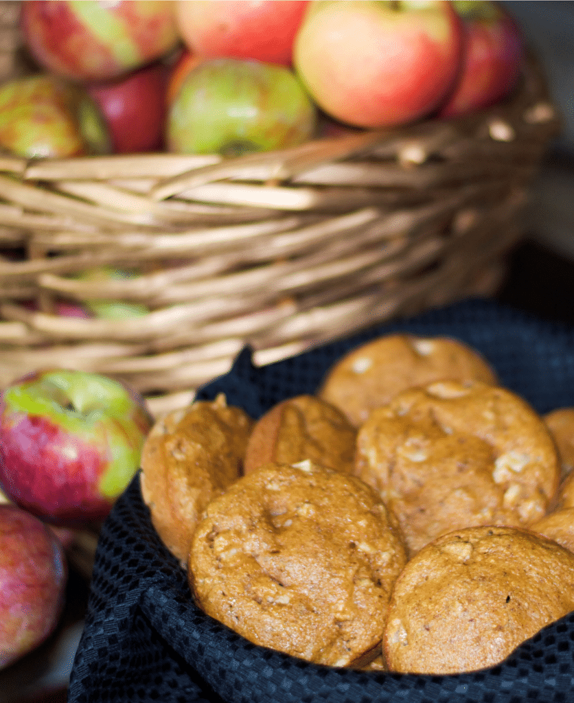 Whole Wheat Apple Walnut Muffin Tops | www.carriesexperimentalkitchen.com