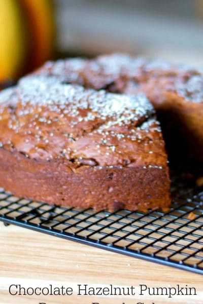 Chocolate Hazelnut Pumpkin Banana Bundt Cake