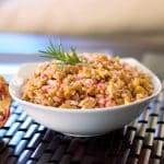 Italian Farro Salad with Pomegranate, Goat Cheese and Walnuts