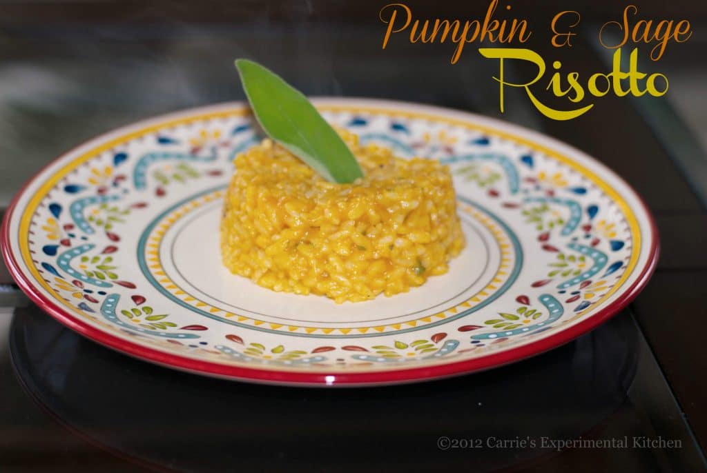 This Pumpkin & Sage Risotto is the quintessential fall dish with wonderful flavors and lucky for us, it also has less than 5 ingredients! 