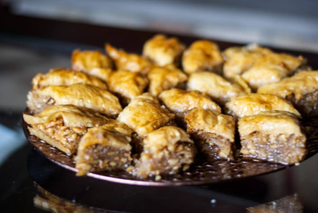 Baklava closeup