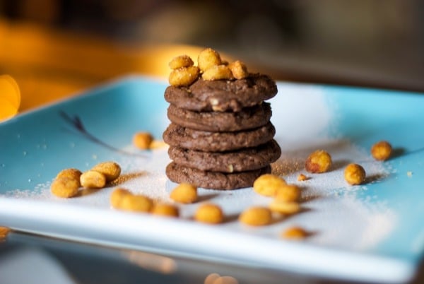 Honey Roasted Peanut Chocolate Cookies
