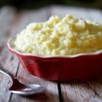 Roasted Garlic Mashed Cauliflower is a healthier alternative to mashed potatoes, without lacking the creaminess and flavor. 