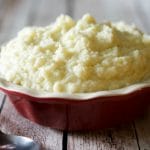 Roasted Garlic Mashed Cauliflower