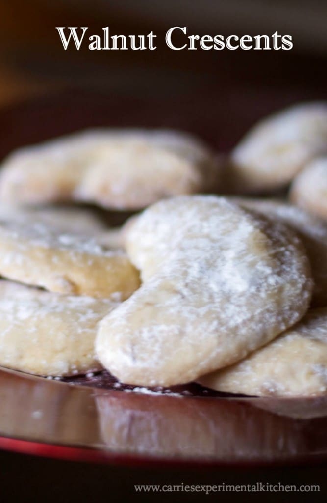  These rich, buttery Walnut Crescents are my all time favorite Christmas cookie. They're simple to make and never disappoint.