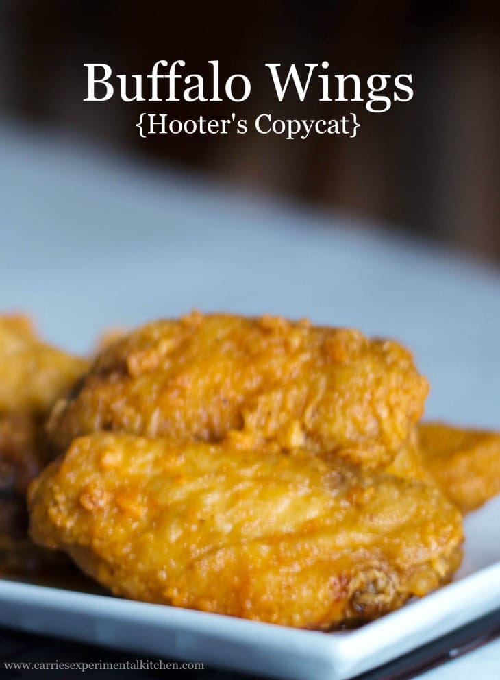 Make the infamous Hooter's Buffalo Wings at home with a few simple ingredients. Perfect for game day snacking too! 