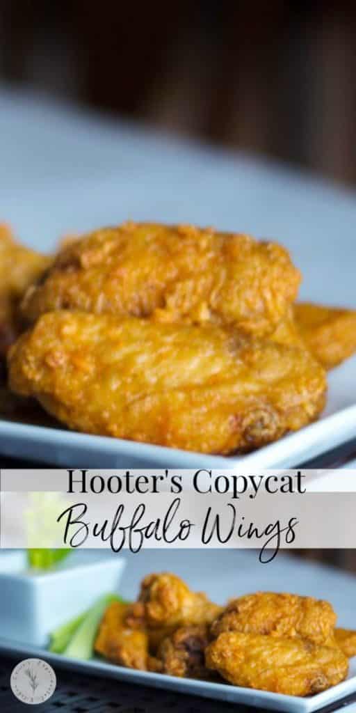 Make the infamous Hooter's Buffalo Wings at home with a few simple ingredients. This copycat recipe is perfect for game day snacking too!