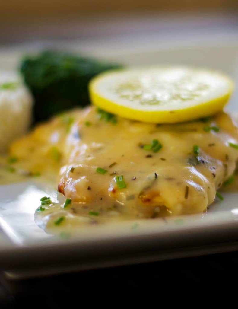 Chicken in a Lemon Butter Sauce vertical