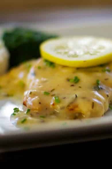 Chicken in a Lemon Butter Sauce