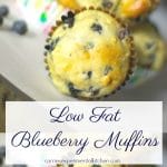 Muffins, like these Low Fat Blueberry Muffins, freeze beautifully and make a quick, morning breakfast on the run.