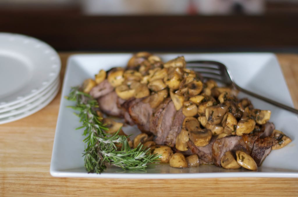 A plate of Beef with Vittoria 