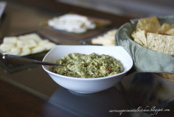 Hot Creamed Spinach Dip