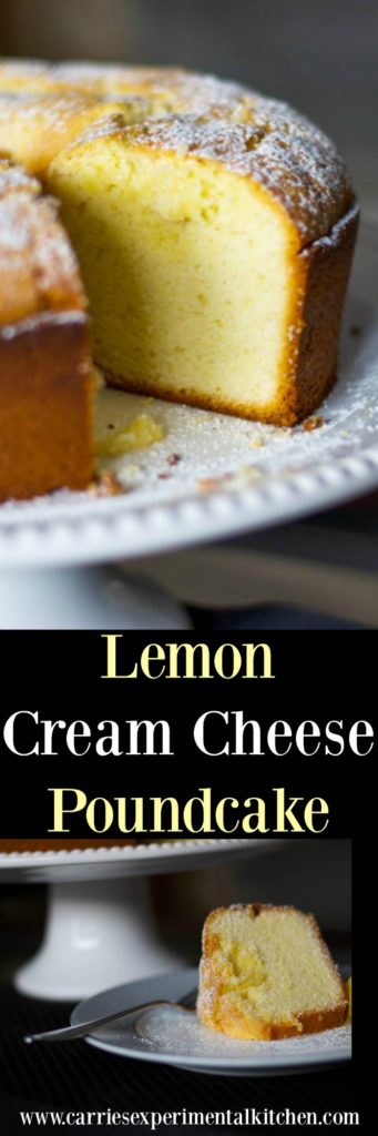 Lemon Cream Cheese Poundcake is deliciously moist cake that goes perfectly with a cup of tea for an afternoon snack or eaten for breakfast. 