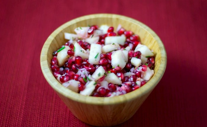 Pear & Pomegranate Salsa