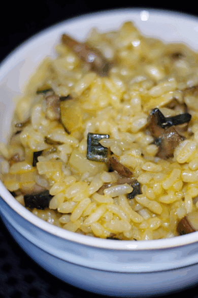 mushroom sage risotto