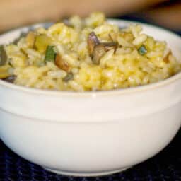 Portobello Mushroom Sage Risotto