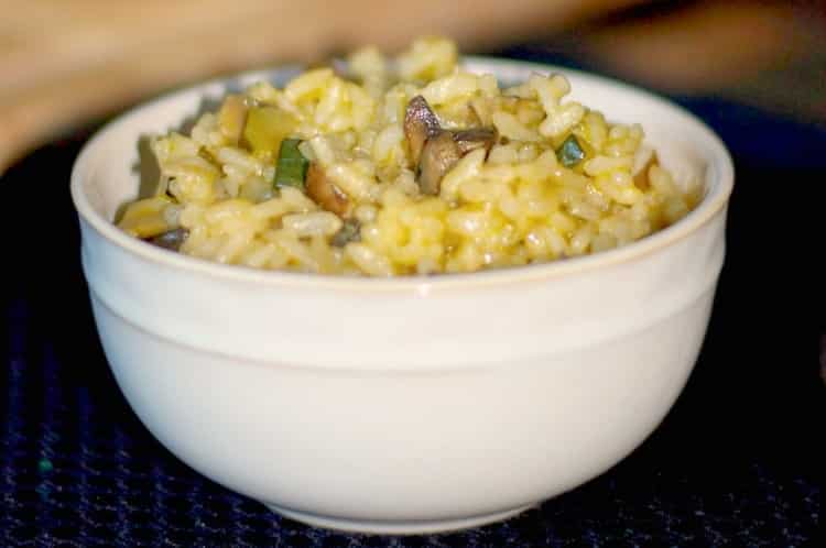 Portobello Mushroom Sage Risotto