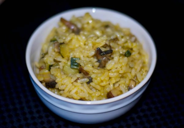 Portobello Mushroom, Zucchini & Sage Risotto