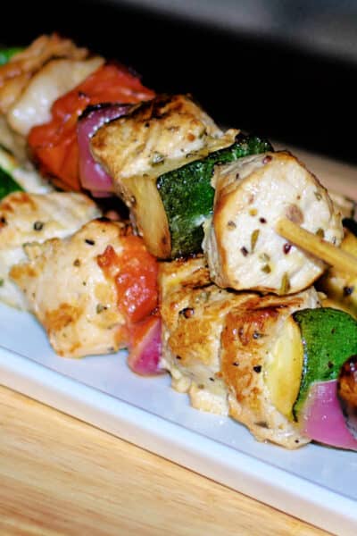 Rosemary Grilled Pork Skewers