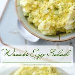 If you're looking for a little extra heat in your normal egg salad, try this simple to make recipe made with Japanese wasabi paste.