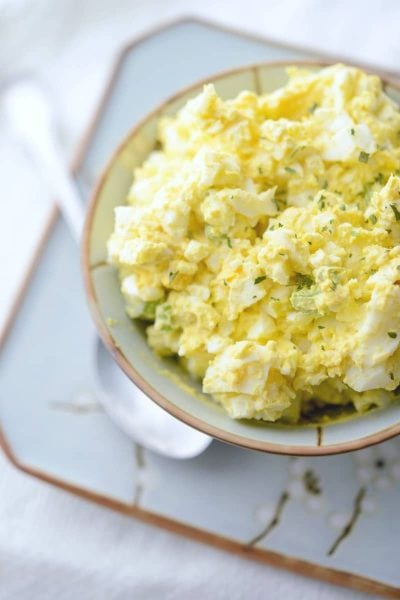If you're looking for a little extra heat in your normal egg salad, try this simple to make recipe made with Japanese wasabi paste.