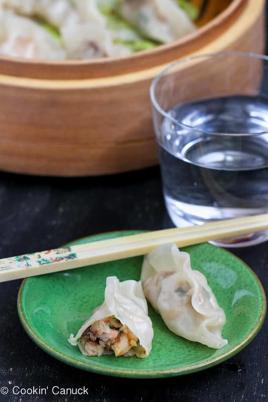 shrimp mushroom dumplings