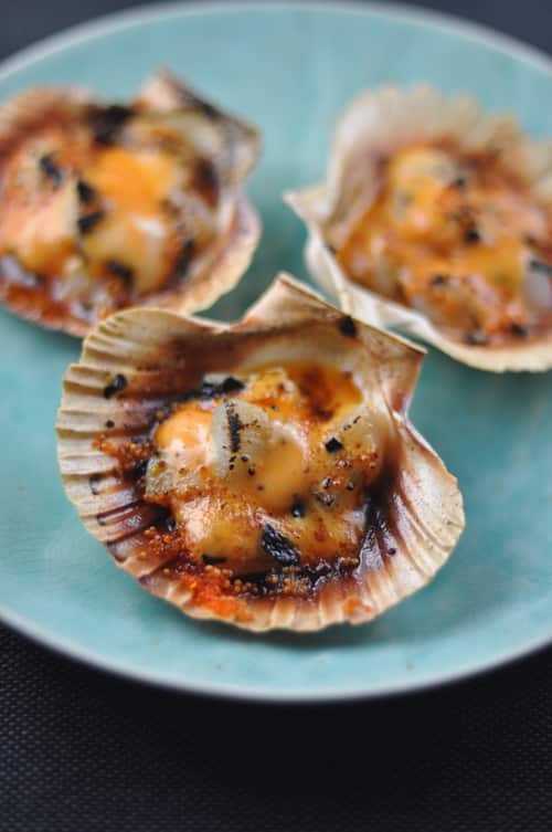 spicy scallops