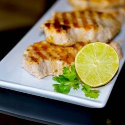 Lime and Cilantro Grilled Pork Chops