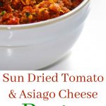 Sun Dried Tomato and Asiago Cheese Pesto collage photo