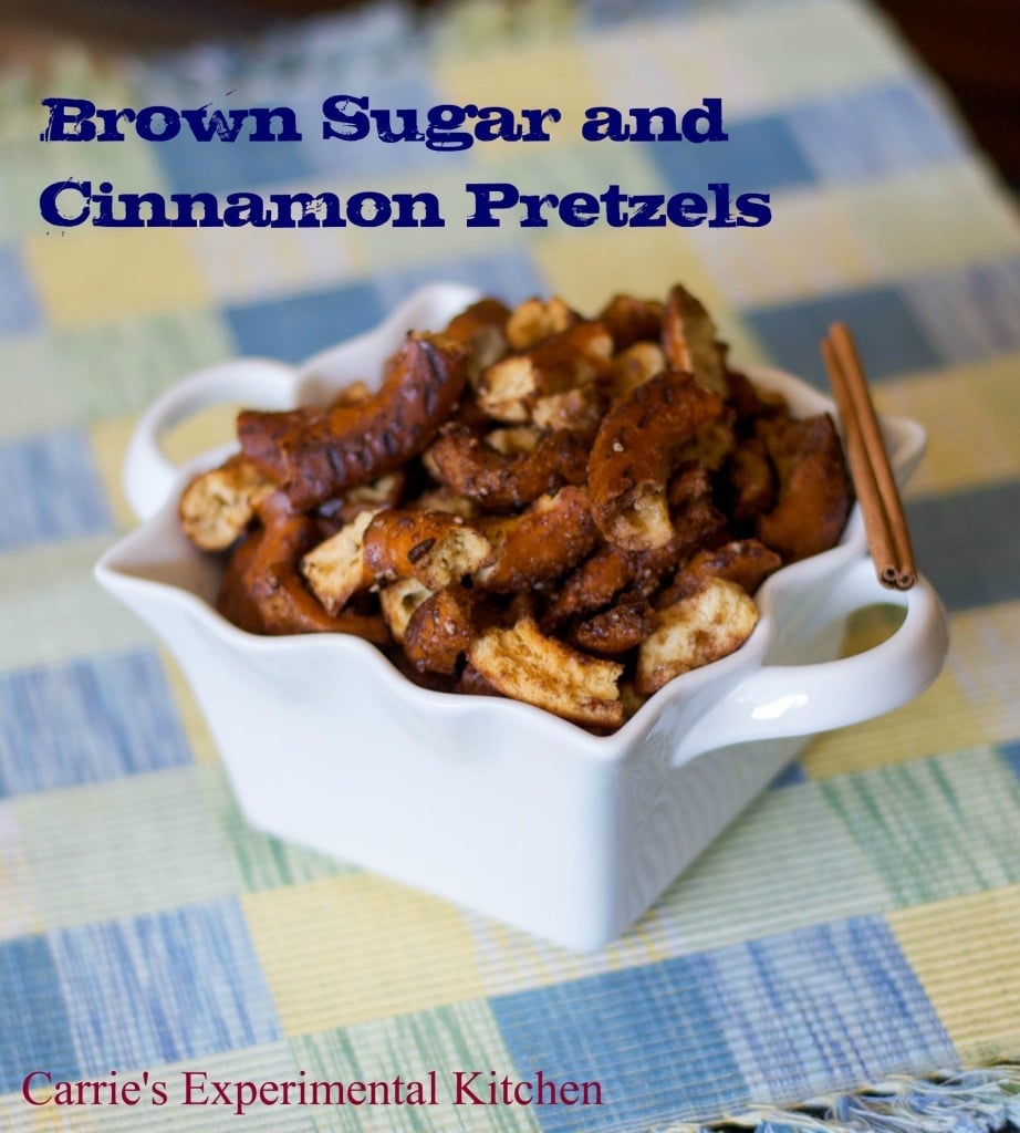 These Brown Sugar and Cinnamon Pretzels are so easy to make at home and have just the right amount of sweet to be called a dessert.