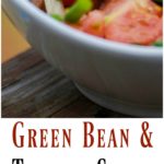 Garden fresh green beans and Heirloom tomatoes tossed with shallots in a Ginger Wasabi Vinaigrette dressing complements many recipes with Asian flavors.