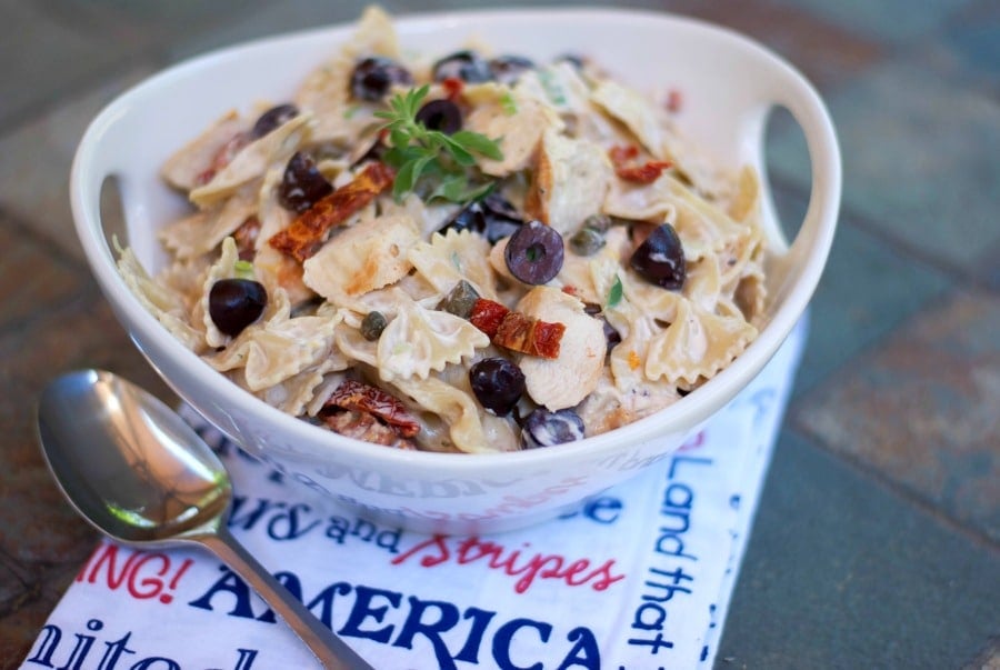 Grilled Chicken Pasta Salad